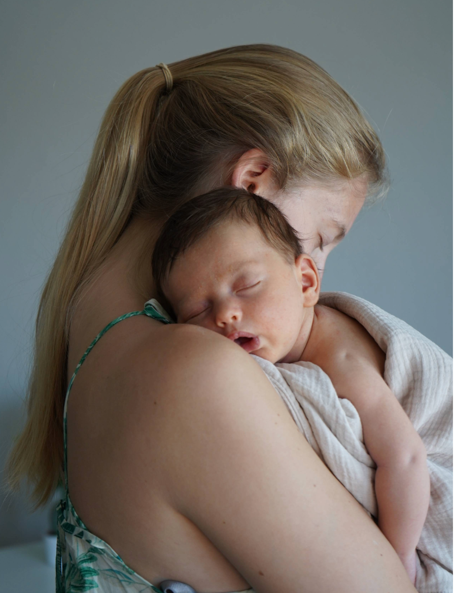 Lina mit Baby